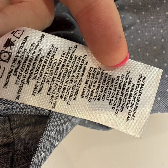 Travis Mathew Polo Shirt Mens XXLarge Blue polka dot Collared Cotton - Picture 8 of 10